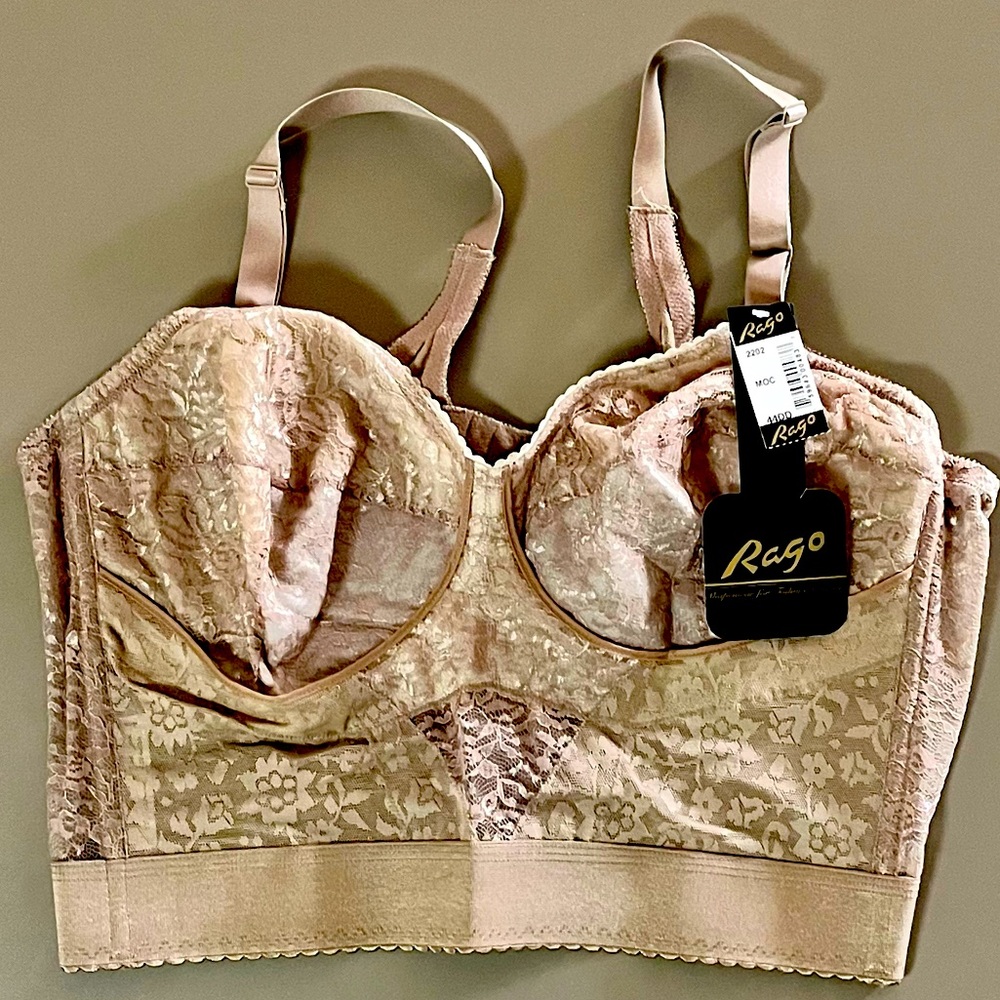 Rago Longline Wireless Expandable Cup Bra